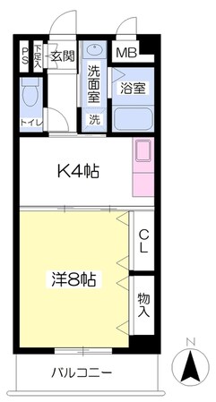 アクシス中川の物件間取画像